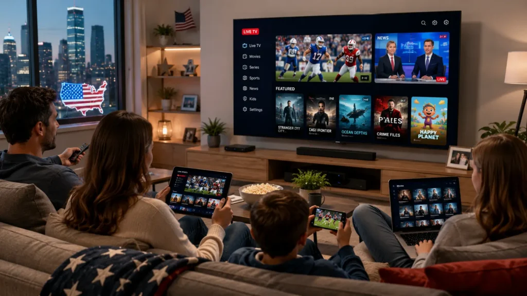 Experience premium entertainment with Reliable IPTV Provider USA offering HD, 4K streaming, stable access, and value.